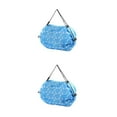 thumbnail image 3 of maskred Polyester Foldable Storage Bags For Travel Pack Smart Travel Light Space-saving Beach Bag Reusable blue puppy 2Set, 3 of 6