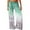 Green, variant on Idoravan Women's Plus Size Pants Clearance Women Casual Loose Gradient Tie-dye Printed Yoga Sport Long Pnats Wide Leg Pants