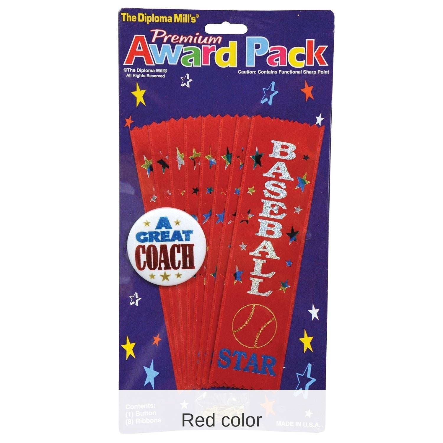 Beistle ASP02 Baseball Award Pack