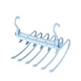 thumbnail image 1 of Paquete de 3 perchas para ahorrar espacio, organizador de armario antideslizante, 6 capas para bufandas, pantalones vaqueros, camisas y vestidos, 1 of 5
