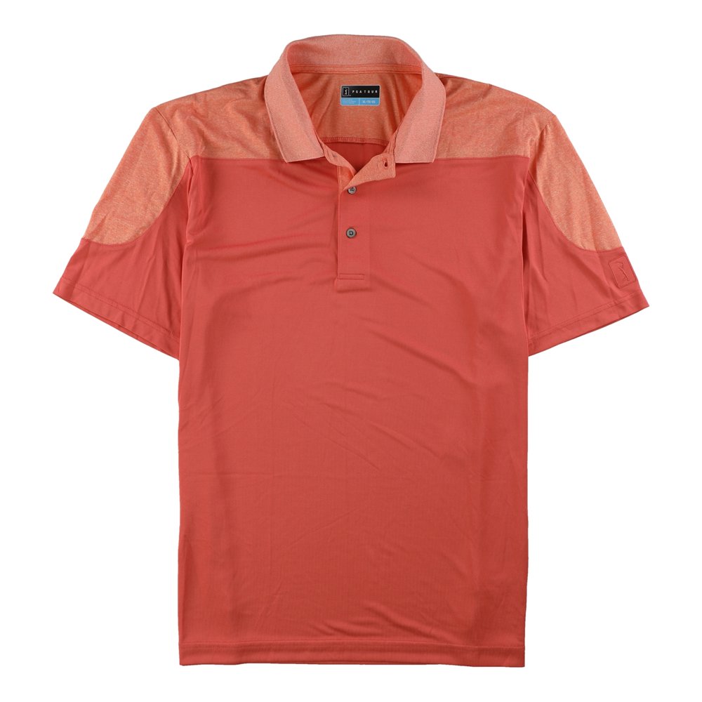 mens orange golf shirt