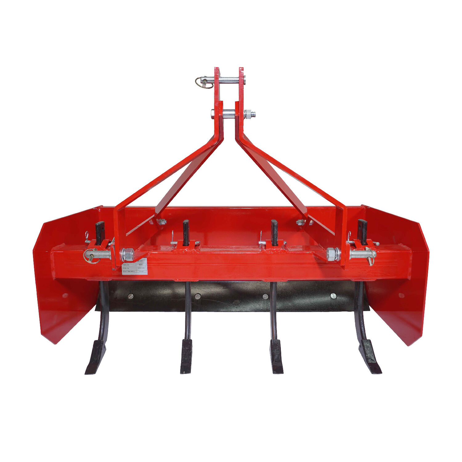 Titan Attachments Box Blade Tractor Attachment 4' Quick Hitch 3 Point