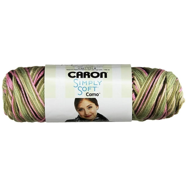 Caron Simply Soft Camo 3113G, Pink Camo