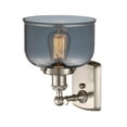 thumbnail image 3 of 916-1W-SN-G72-Innovations Lighting-Bell - 1 Light Wall Sconce In Industrial Style-13 Inches Tall and 8 Inches Wide-Brushed Satin Nickel Finish-Clear, 3 of 7