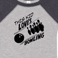 thumbnail image 4 of Inktastic This Kid Loves Bowling Boys or Girls Baby Bodysuit, 4 of 5