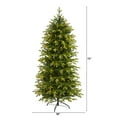 thumbnail image 2 of Nearly Natural 6ft. Belgium Fir Look Artificial Christmas Tree with 300 Clear LED Lights, 2 of 10