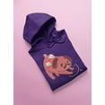 thumbnail image 3 of Pug Cupid Hoodie Women -Smartprints Designs, Female XX-Large, 3 of 4
