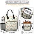 thumbnail image 5 of Pioneer Flower Floral Print Pattern Womens Lunch Box for Work,Insulated Large Lunch Bag,Leakproof Adult Lunch Bag for Work,Beach,Travel,Picnic,Camping, 5 of 6