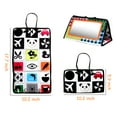 thumbnail image 3 of DEELLEEO Tummy Time Floor Mirror, Developmental Baby Mirror Tummy Time Toys Activity Double High Contrast Baby Toy Black and White Infant Toys for Babies Newborn Infants Toddler Boys and Girls, 3 of 7