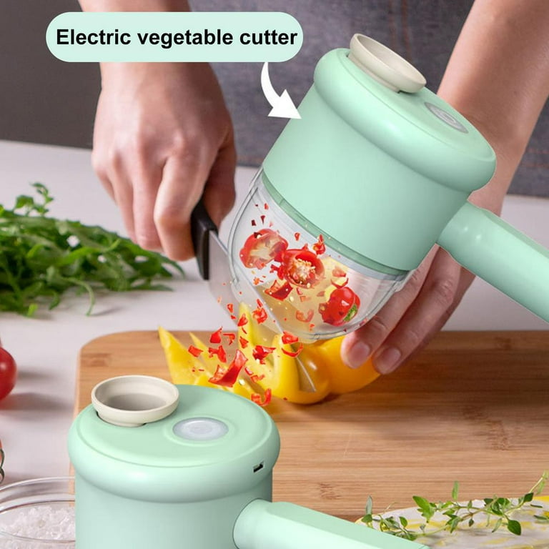 Tohuu Electric Vegetable Chopper Multi-functional Food Chopper Vegetable  Slicer Dicer Rechargeable -in Battery Cordless Kitchen Accessory for Onion  Garlic Nut Veggie special 