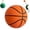Orange, variant on Silent Rubber Basketball for Indoor, Rapid Rebound Without Deformation, Wear-Resistant and Slip-Resistant, House Training Basketball for Home Practice and Beginners(Dark Blue)