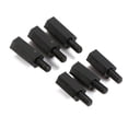 thumbnail image 2 of Nylon Female Spacer, Fastener Hardware Male-Female 100pcs Round Head Nut Plastic  For Computers Replace, 2 of 8