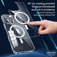 thumbnail image 5 of for iPhone 16 Clear Case with Lens Protector, Compatible with MagSafe Charging, Hard PC Shockproof Military-Grade Drop Protection, Magnetic Phone Case for iPhone 16, Black, 5 of 6