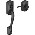 thumbnail image 1 of Front Entry Handleset with Left Handed Accent Door Lever Lower Half Grip Aged Bronze FE CAM Acc CAM LH, 1 of 5