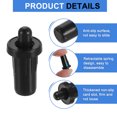 thumbnail image 3 of 50pcs Shutter Repair Pins, Spring Loaded Plantation Shutter Replacement Repair Pins Plastic Plantation Shutter Pins Louvers Staples for Windows, Black(1 x 0.46 x 0.31 Inch), 3 of 7