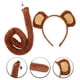 thumbnail image 3 of WORGEOUS 1 juego de diadema con orejas de mono para cosplay, accesorio de cola, diadema con orejas de animal, disfraz de mono para fiesta, clip aleatorio y accesorios, 3 of 9