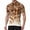 Brown, variant on Men's Cycling Jersey Gradient Splash Fire Print Quick Dry Breathable Workout Slim Fit Bike Shirt Short Sleeve Training Cycling Jersey Blue S