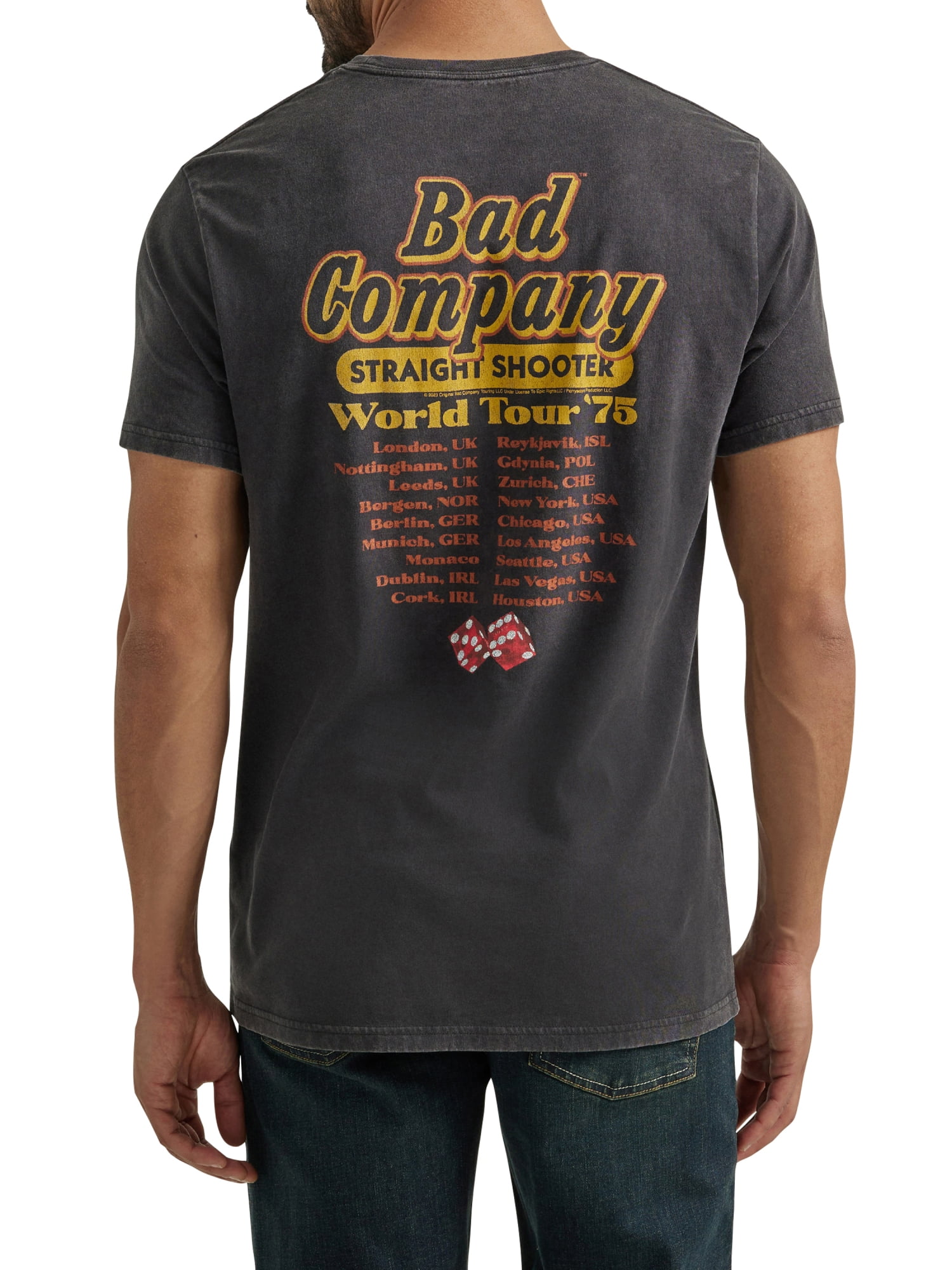Wrangler® Men's Bad Company Graphic Band Tee, Sizes S-3XL