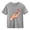 Gray, variant on Piuwrlz Short Shirts Sleeve Kids Girls Graphic T-Shirts Cotton Pullover Black Size 9 Years