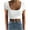 White, variant on Black S WIZUTIZ Short Sleeve Shirts for Women up to 50% Off Casual Plain Retro Fluffy Tops Solid Oversize Short Sleeve Tshirts Plus Crew Neck Shirts Tunics Trendy Tee Athletic Ladies Tshirt T-shirt