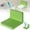 Green, variant on Floating Wall Shelf Rack for Living Room Kitchen and Bathroom with Hanging Design White Edges and Self-Hang System