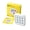 White, variant on Yellow Interactive Puzzle Game Console With Sequential Elimination Training Dynamic Light Sound Effects Portable Abs Build For Memory And Attention Improvement