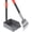 Red, variant on Dog Pooper Scooper, Dog Poop Tray and Rake Set, Pet Waste Removal Scoop with Long Adjustable Sectional Stainless Handles,Blue