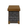 thumbnail image 3 of Table Benzara Leo - Correa plegable de madera y nailon para exteriores (50 cm), 3 of 5
