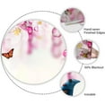 thumbnail image 3 of Easter Kitchen Curtains Short and Valance Set Spring Pink Flowers Bless Dining Room Fabric Curtain Drapes Holiday Cafe Curtains Valance for Home Decor, 3 of 5