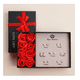 thumbnail image 2 of Flores Rojas Eternas Y 7 Pares De Pendientes, Mujeres Regalo Xtellar rojo, 2 of 3