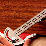 Woodworking Edge Ruler Woodworking Tools:0-70°Adjustable Protractor Angle Finder, Multifunctional Precision Carpentery Tools,20 Inch