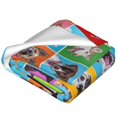 thumbnail image 2 of Salouo Cute Dogs Collage Print Bed Blankets,Flannel Blanket Comfortable Air Conditioning Blanket Lightweight Blanket for Sofa Bed Travel & Couch -60"x50", 2 of 8