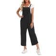 thumbnail image 1 of Jumpsuit Women Jumpsuit with Pockets Sleeveless Wide Legs Plus Size Overalls, 1 of 7