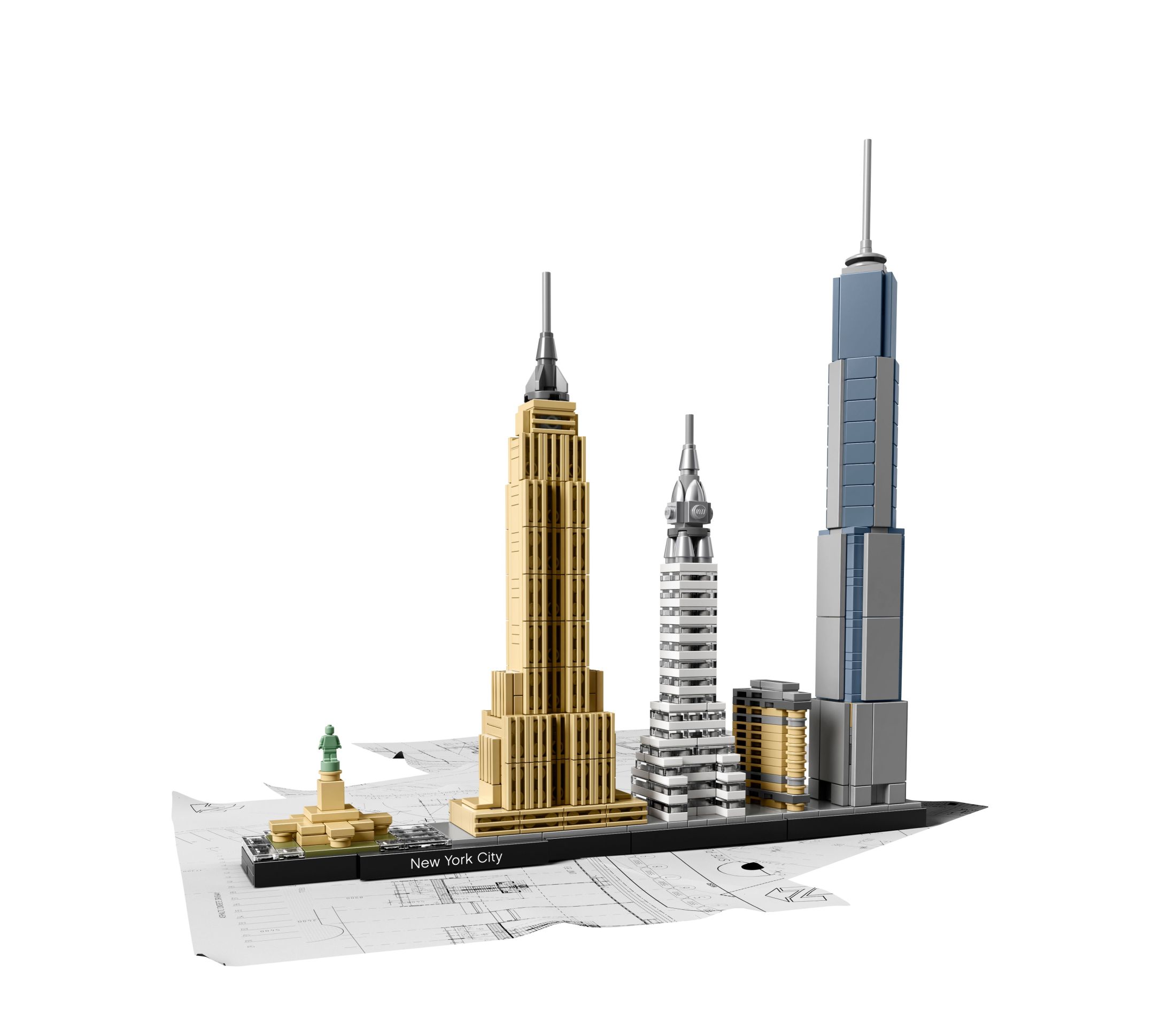 LEGO Architecture New York City Skyline 21028, Collectible Model Kit for Adults to Build, Creative Activity, Home Décor Gift Idea - image 3 of 5