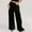 Black#4, variant on LEBONYARD Pants for Women Flowy Drawstring Waist Wide Leg,Womens Pants Clearance Plus Size,Ladies Fashionable Comfortable Casual Solid Color Ankle Sports Pants Gray L