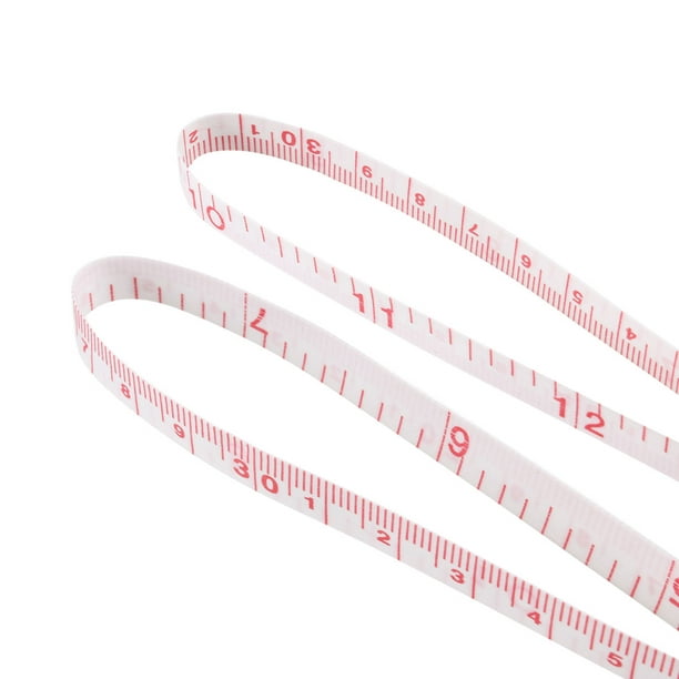 Mètre ruban double face 152 cm Outil de mesure métrique pour mesurer le  corps, couture sur mesure (jaune et blanc), 1 pièce