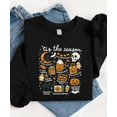 thumbnail image 5 of Tis The Season Fall Sweatshirt for Women, Teens & Youth Pumpkin, Ghost Halloween Sweater Black Sweatshirt Adult Small, 5 of 5