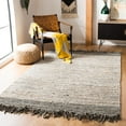 thumbnail image 4 of SAFAVIEH Vintage Leather Aaron Stripe Fringed Runner Rug, Black/Multi, 2'3" x 9', 4 of 5