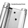 thumbnail image 4 of Uxcell Double Action Spring Hinge 5" Stainless Steel Hinges with Tension Adjustment, 4 of 6