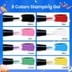 thumbnail image 4 of Set de sellos de uñas en gel Beetles French Tip con estampado de 8 colores, 4 of 7