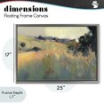 thumbnail image 4 of Stupell Industries Modern Modern Tranquil Plains Gray Floating Frame Canvas Art, 25 x 17, by Elara Yasna, 4 of 8