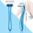 thumbnail image 1 of SUTENGDA 18Pcs Razors for Women with 30Pcs Compressed Facial Sponges  Face Shaver for Women  T Type Bikini Razor  Disposable Women Small Durable Travel Accessories  Multi-Color, 1 of 7