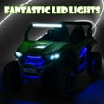 thumbnail image 4 of OLAKIDS 2 Seater Kids Ride On UTV, 12V Electric Truck Car with Remote Control, Power Wheel, Battery Powered Vehicle with Music, 4 Wheels Suspension, Bluetooth, MP3, USB, FM, Horn, 4 of 9