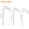 thumbnail image 2 of 3Pcs L-Shaped Square Head Wrench 4/5/6mm Carbon Steel L-Key 4 Points Metric Bolt Wrenches Repairing Tool for Basic Home Repair DIY Project and General Applications, 2 of 7