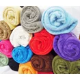 thumbnail image 5 of Gorgeous Home Linen 1-Piece Solid Fleece Small Throw Blanket, Travel, Super Lightweight, Aqua Marine, 5 of 5