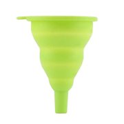 Spring hue Mini Foldable Cute Kitchen Home Food Grade Silicone Folding Telescopic Funnel