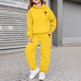 thumbnail image 4 of VNKIDY Boys 2 Piece Tracksuit Kids Tree Print Long Sleeve Hoodie With Kangaroo Pocket Matching Jogger Pants For Casual Daily Wear Stylish Set, 4 of 5