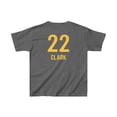 thumbnail image 2 of The Goat Caitlin Clark 22 for Women's Basketball Fan Gift Kids Cotton Tee, 2 of 2