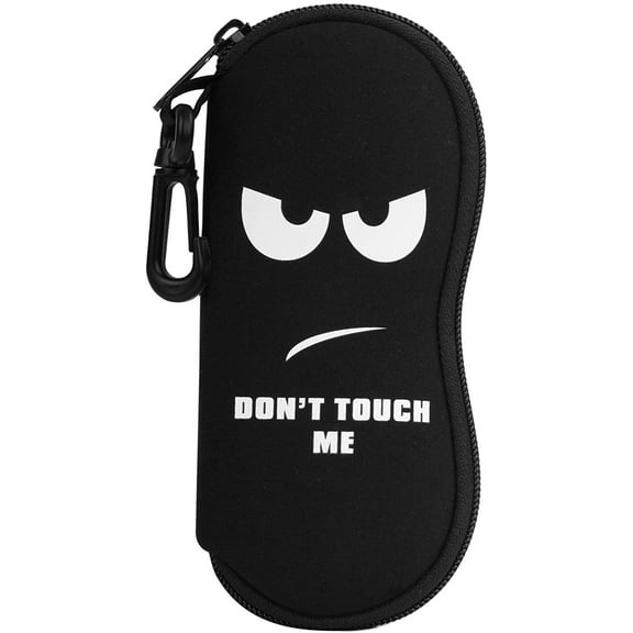 Sunglasses Soft Case Ultra Light Neoprene Zipper Eyeglass Case with Belt Clip for Men Women