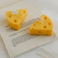 thumbnail image 6 of EGYMEN Cheese-Shaped Aromatherapy Candle, Lemon Scented Decorative Candle, Unique Cheese Design Aromatherapy Tool, Whimsical Lemon Scented Decorative Candle, 6 of 9